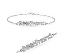 Best Friend Silver Bracelet BRS-36